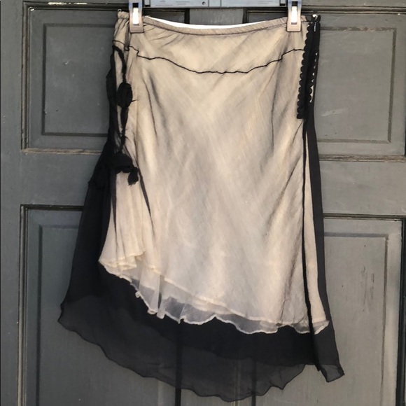 Max Studio Silk Skirt